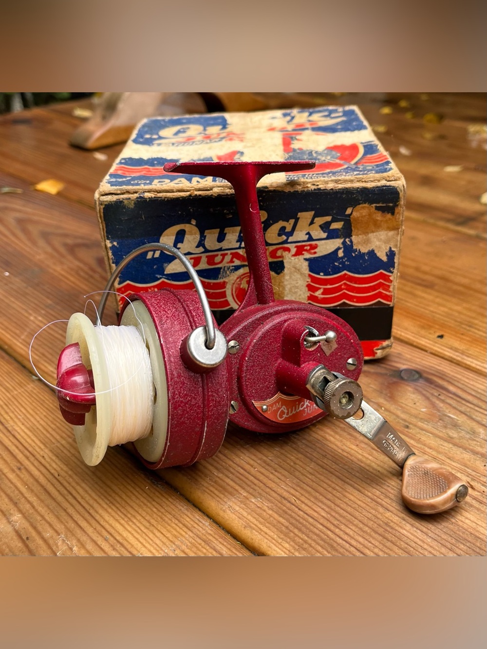 Vintage DAM Quick Junior Fishing Reel Made in Germany